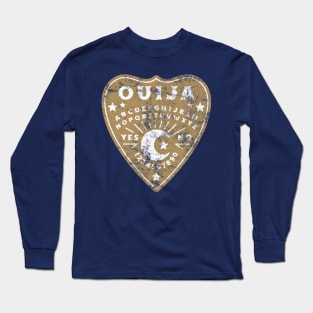 Distressed Ouija Board Puck Long Sleeve T-Shirt